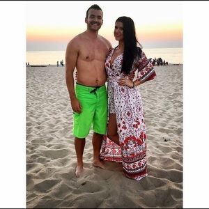 Exotic & ethnic flowy beach maxi romper dress 💃😍